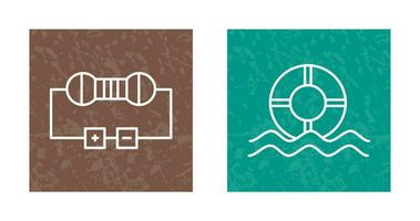 Resistor and  Float Icon vector