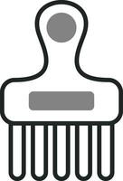 Afro Comb Vector Icon