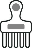 Afro Comb Vector Icon