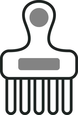 Afro Comb Vector Icon