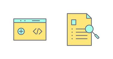 clean code and case study Icon vector