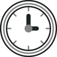 icono de vector de reloj