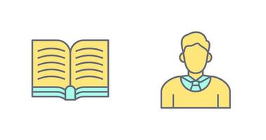 Book and Judge Icon vector