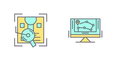 Order Tracking and Location Icon vector