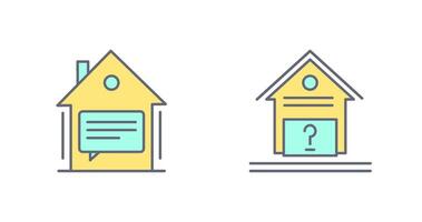 Message and Unknown Icon vector