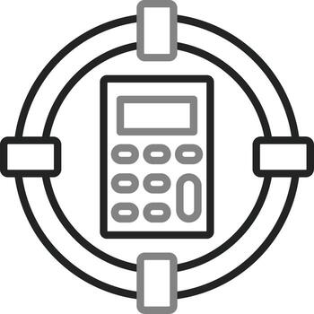 icono de vector de destino