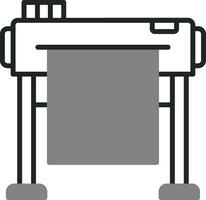 Plotter Vector Icon