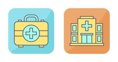 First Aid Kit and Healthcare Icon vector