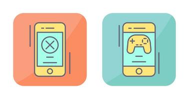 Block and Game Icon vector