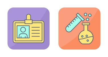 Identity and Lab Icon vector