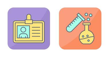 Identity and Lab Icon vector