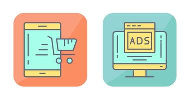 Online Shop and Digital Icon vector