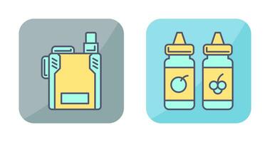 Vape and Vape Liquid Icon vector