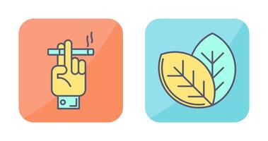 Smoking and Tobaccon Icon vector