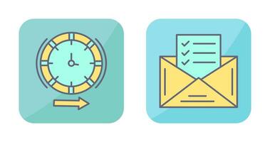 Direction and Check List Icon vector