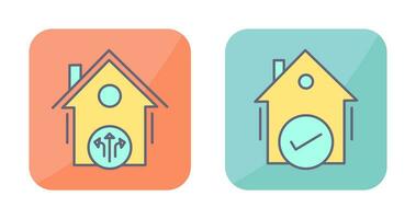 Vent and Houses Icon vector