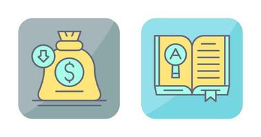 Idea and Study Icon vector