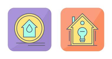 Fire Alarm and Home Automation Icon vector