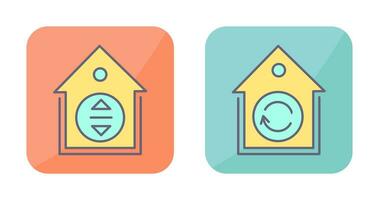 Lift and Rotate Icon vector