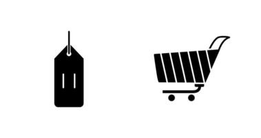 deals and shopping cart Icon vector