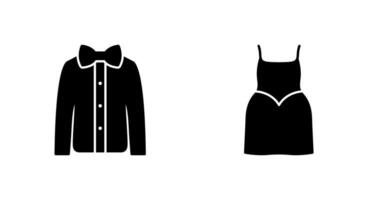 Shirt with Bow and Party Icon vector