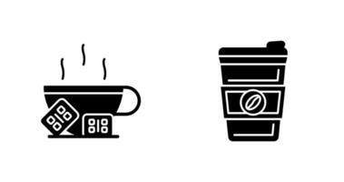 Hot Chocolate and Coffee Icon vector