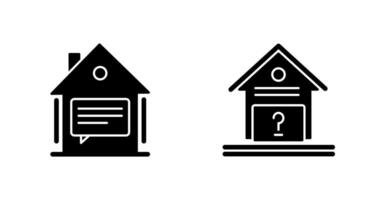 Message and Unknown Icon vector