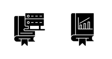 Server and Statistics Icon vector