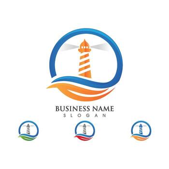 Ilustración de vector de icono de casa de luz