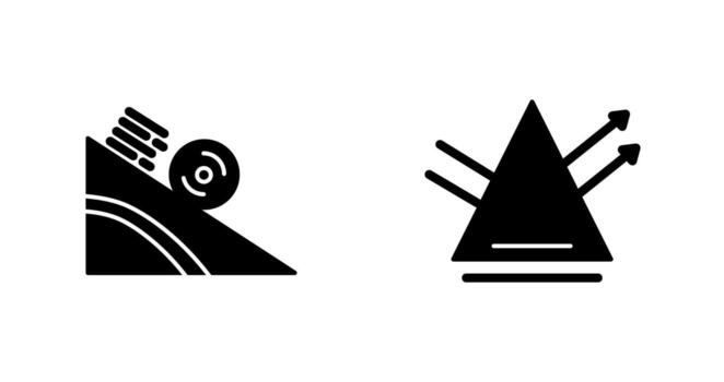 Rolling and Reflection Icon vector