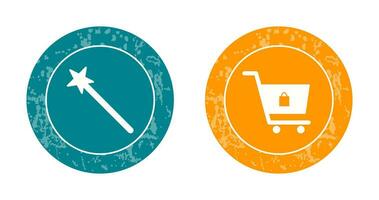 magic and shopping  Icon vector