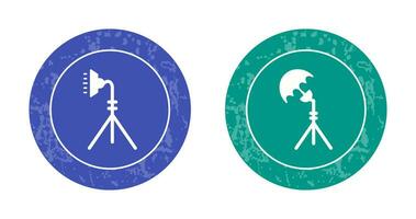 light stand and studio Icon vector
