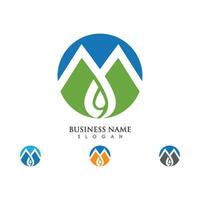 water drop Logo Template vector