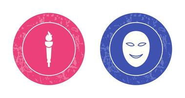 Museum Torch and Ancient Icon vector