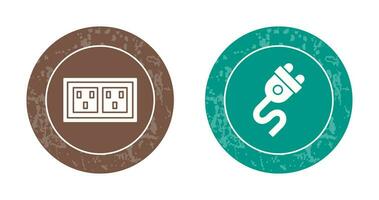 Socket and Plug Icon vector