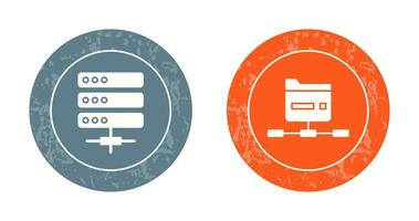 Server and Network Icon vector