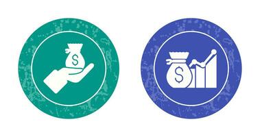 Wage and Email Icon vector