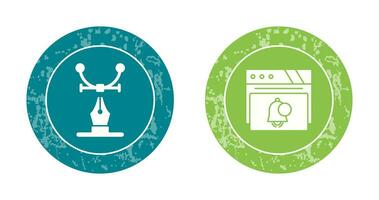 Web Design and Notification Icon vector