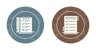 Survey Checklist and To do List Icon vector