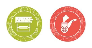 Rolling Tobacco and No Cigar Icon vector