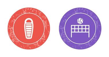 Sleeping Bag and Flash  Icon vector