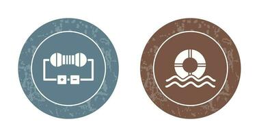 Resistor and  Float Icon vector