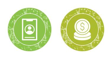 Smart Phone and Money Icon vector