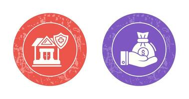 Health and Investment Icon vector