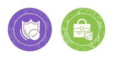 Shield and care Icon vector