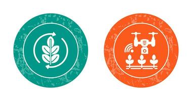 Agronomy and Smart Farm Icon vector
