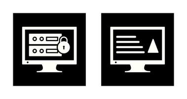 data security and content production Icon vector