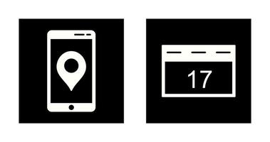 Gps Service and Event Management Icon vector