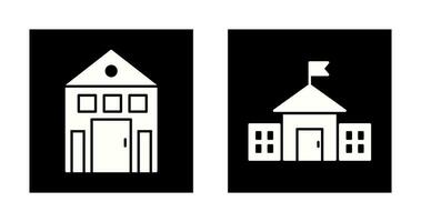 Building and Presidentitial Icon vector