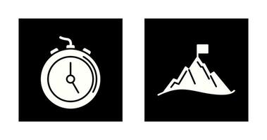 Deadline and Mission Icon vector